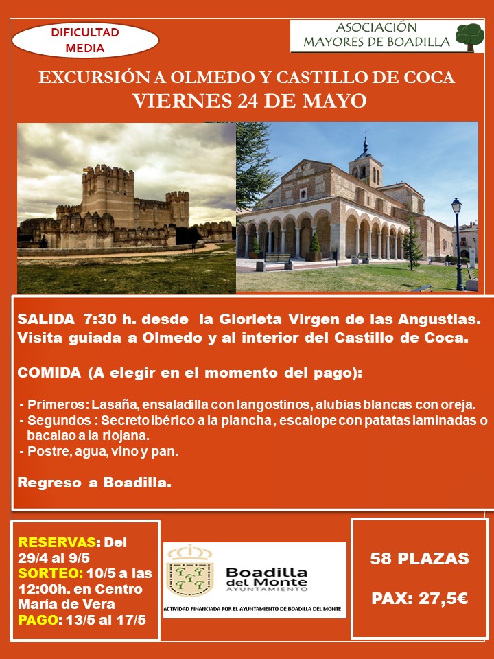 EXC. OLMEDO Y CASTILLO DE COCA (24/05/2024)